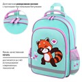 Рюкзак ПИФАГОР SCHOOL, 1 отделение, 3 кармана, "Red panda", 38x28х14 см, 272083 272083