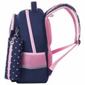 Рюкзак ЮНЛАНДИЯ COMPLETE с пеналом в комплекте, эрго-спинка, "Pink bow", 42х29х14 см, 229972 229972