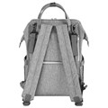 Рюкзак для мамы BRAUBERG MOMMY с ковриком, крепления на коляску, термокарманы, серый, 40x26x17 см, 270819 270819