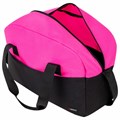 Сумка спортивная HEIKKI BASE (ХЕЙКИ), карман на молнии, черная/фуксия, 30x44x17 см, 272621 272621