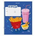 Тетрадь 18 л. BRAUBERG клетка, обложка картон, "Tasty food", 106478 106478