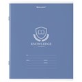 Тетрадь 18 л. BRAUBERG линия, обложка картон, "ОДНОТОННЫЙ С ЭМБЛЕМОЙ", 106483 106483