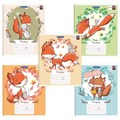 Тетрадь 18 л. BRAUBERG, клетка, обложка картон, CUTE FOX, 402992 402992 - фото 272583
