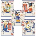 Тетрадь 18 л. HATBER клетка, обложка картон, "Корги_LIFE" (5 видов в спайке), 18Т5В1 106544 - фото 272650