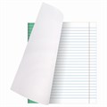 Тетрадь 24 л. BRAUBERG ЭКО "5-КА", линия, обложка плотная мелованная бумага, ЗЕЛЕНАЯ, 403004 403004