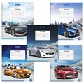 Тетрадь 24 л. BRAUBERG, клетка, обложка картон, DRIVE CAR, 403005 403005 - фото 272903