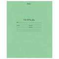 Тетрадь ЗЕЛЁНАЯ обложка 12 л., косая линия с полями, офсет, "HATBER", 013946, 12Т5B6_05112 102253 - фото 273071