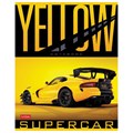 Тетрадь А5 48 л. HATBER скоба, клетка, обложка картон, "YELLOWsupercar" (5 видов в спайке), 48Т5В1 404479