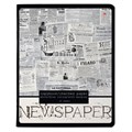 Тетрадь А5 48 л. АЛЬТ скоба, клетка, глянцевый лак, "Газета" (5 видов), 7-48-1146 404111