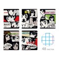 Тетрадь А5 48 л. АЛЬТ, скоба, клетка, матовая ламинация, "MANGA ANIME" (5 видов), 7-48-1241 404708 - фото 273946