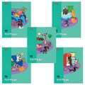Тетрадь А5 48 л., HATBER скоба, клетка, обложка картон, "Dog mafia" (микс в спайке), 083566, 48Т5В1 405274 - фото 274055