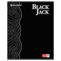 Тетрадь А5, 48 л., BRAUBERG скоба, клетка, выборочный лак, БЛЭК ДЖЭК, 401824 401824