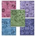 Тетрадь А5, 48 л., BRAUBERG, скоба, клетка, матовая ламинация, фольга, "Zodiac Symbol" (микс в спайке), 404369 404369 - фото 274457