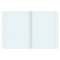 Тетрадь А5, 48 л., BRAUBERG, скоба, клетка, обложка картон, МОНОХРОМ 2, 402043 402043