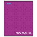 Тетрадь А5, 48 л., BRAUBERG, скоба, клетка, обложка картон, МОНОХРОМ 2, 402043 402043