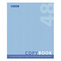 Тетрадь А5, 48 л., BRAUBERG, скоба, клетка, обложка картон, ОДИН ЦВЕТ, 401867 401867