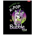 Тетрадь А5, 48 л., HATBER скоба, клетка, глянцевая ламинация, "Bubble tea" (микс в спайке), 089457, 48Т5лВ1 405279