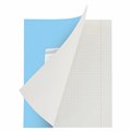 Тетрадь А5, 48 л., HATBER-ECO скоба, офсет №2 ЭКОНОМ, клетка, обложка мелованная бумага, "Голубая", 075742, 48Т5D1_27730 404486