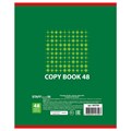 Тетрадь А5, 48 л., STAFF, скоба, клетка, офсет №2 ЭКОНОМ, обложка картон, "ОДИН ЦВЕТ" (точки), 402782 402782