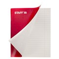 Тетрадь А5, 48 л., STAFF, скоба, линия, офсет №2 ЭКОНОМ, обложка картон, "КОНСТРУКТИВ", 402786 402786