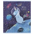 Тетрадь А5, 48 л., ПЗБМ, скоба, клетка, матовая ламинация, фольга, блестки, "Юникорнизация" (5 видов), 027934 404211