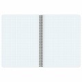 Тетрадь А5, 96 л., BRAUBERG, гребень, клетка, обложка картон, "CONTRACT", 400527 400527