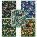 Тетрадь А5, 96 л., BRAUBERG, скоба, клетка, глянцевая ламинация, "Wild Flowers", 404429 404429 - фото 275482