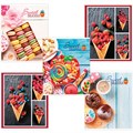 Тетрадь А5, 96 л., BRAUBERG, скоба, клетка, обложка картон, ВКУСНОСТИ, 403061 403061 - фото 275504