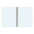 Тетрадь А5, 96 л., ОФИСМАГ, гребень, клетка, обложка картон, МОНОХРОМ, 402797 402797