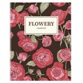 Тетрадь на кольцах А5 (175х215 мм), 160 листов, твердый картон, клетка, BRAUBERG, Flowers, 404090 404090