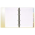 Тетрадь на кольцах А5 175х220 мм, 120 л., пластик, с разделителями, BRAUBERG, Желтый, 404628 404628