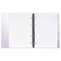 Тетрадь на кольцах А5 175х220 мм, 120 л., пластик, с разделителями, BRAUBERG, Фиолетовый, 404627 404627