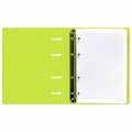 Тетрадь на кольцах А5 175х220 мм, 120 л., пластик, с резинкой, BRAUBERG, Салатовый, 404619 404619