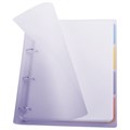 Тетрадь на кольцах БОЛЬШАЯ 305х235 мм А4, 120 л., пластик, с разделителями, BRAUBERG, Фиолетовый, 404623 404623