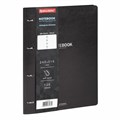 Тетрадь на кольцах БОЛЬШАЯ А4 (240х310 мм), 120 л., под кожу, BRAUBERG VISTA, Black, 404512 404512 - фото 276827