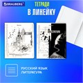 Тетради предметные, КОМПЛЕКТ 12 ПРЕДМЕТОВ, 48 л., матовая ламинация, BRAUBERG, "BLACK&WHITE", 404835 404835