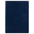 Тетрадь 60 л. в клетку обложка гладкий кожзам, сшивка, А4 (210х297мм), ТЕМНО-СИНИЙ, BRAUBERG VIVA, 403906 403906