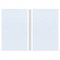 Тетрадь А4, 96 л., BRAUBERG, гребень, клетка, обложка картон, "Calm", 404059 404059