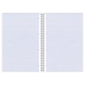 Тетрадь А4, 96 листов, BRAUBERG, гребень, клетка, обложка картон, ОДИН ЦВЕТ, 401882 401882