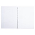 Тетрадь бумвинил, А4, 96 л., гребень, офсет №1, клетка, STAFF, СИНИЙ, 403406 403406