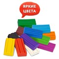 Пластилин мягкий ЮНЛАНДИЯ "ВЕСЕЛЫЙ ШМЕЛЬ", 12 цветов, 180 г, СО СТЕКОМ, 106672 106672