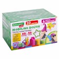 Пластилин-тесто для лепки BRAUBERG KIDS, 40 шт., 2000 г, 12 формочек, 2 стека, 2 штампика, 1 скалка, 20 пакетиков для хранения, 106724 106724