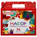 Набор школьных принадлежностей в подарочной коробке ПИФАГОР "НАБОР ПЕРВОКЛАССНИКА", 36 предметов, 880121 880121