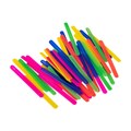 Счетные палочки неоновые 50 штук в пластиковом пенале, ассорти, ЮНЛАНДИЯ, 106284 106284