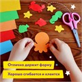 Цветная бумага А4 БАРХАТНАЯ, 10 листов 10 цветов, 110 г/м2, ЮНЛАНДИЯ, "ЦЫПА", 128969 128969