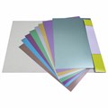 Картон цветной А4 МЕЛОВАННЫЙ ПЕРЛАМУТРОВЫЙ, 8 листов, 8 цветов, в папке, ЮНЛАНДИЯ, 200х290 мм, "ПОЛЕТ", 111322 111322