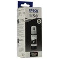 Чернила EPSON 115 (C13T07C14A) для СНПЧ L8160/L8180, черные пигментные, объем 70 мл, ОРИГИНАЛЬНЫЕ 364018