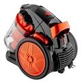 Пылесос BRAYER BR4201 с контейнером "циклон", 2200 Вт, мощность всасывания 400 Вт, черный/оранжевый 456119