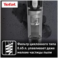 Пылесос вертикальный беспроводной TEFAL Air Force Light TY6545RH, потребляемая мощность 350 Вт, 0,65 л, черный, 2211400233 456490