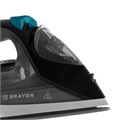 Утюг BRAYER BR4008, 2400 Вт, керамическое покрытие, автоотключение, самоочистка, антикапля, серый 456611